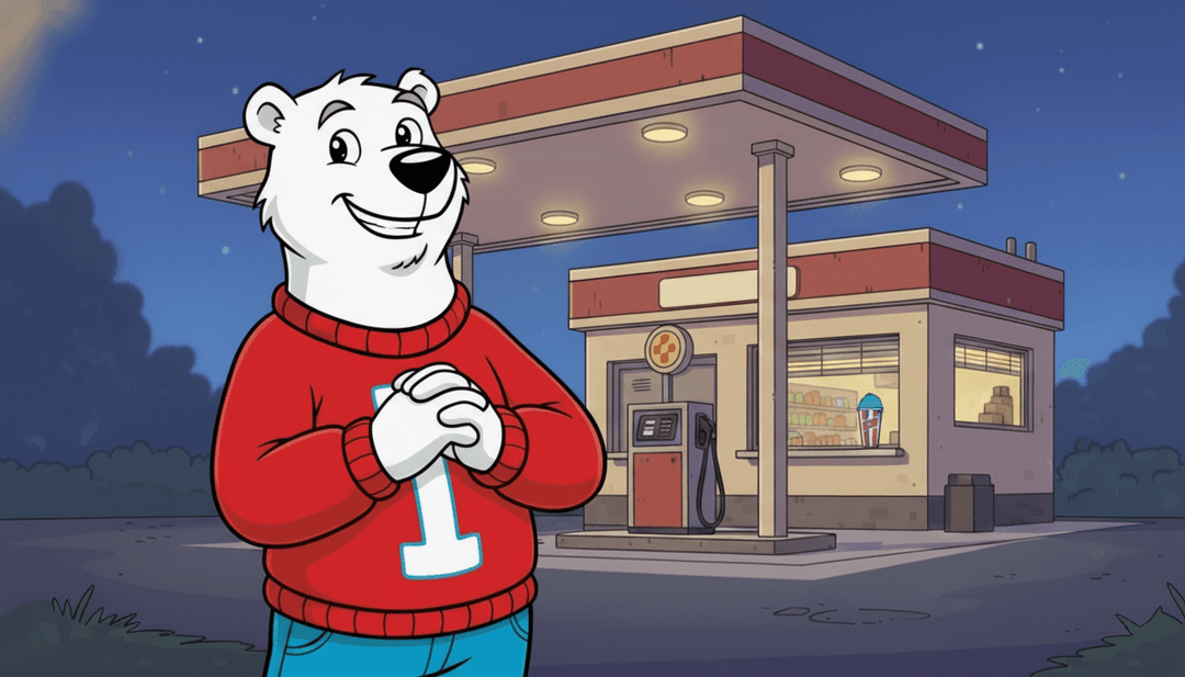 Nostalgia hit: gas station legend.